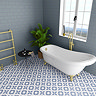 Stonehouse Studio Fleur Ink Floral Patterned Wall and Floor Tiles - 225 x 225mm
