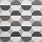 Stonehouse Studio Galileo Charcoal Patterned Wall and Floor Tiles - 225 x 225mm