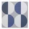Stonehouse Studio Galileo Ink Patterned Wall and Floor Tiles - 225 x 225mm