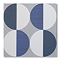 Stonehouse Studio Galileo Ink Patterned Wall and Floor Tiles - 225 x 225mm