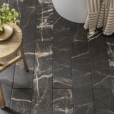 Gatley Black Marble Effect Tiles