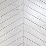 Stonehouse Studio Gatley Chevron White Marble Effect Tiles - 80 x 400mm