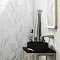 Gatley Hexagon White Marble Effect Tiles - 200 x 240mm