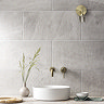Stonehouse Studio Gio White Matt Stone Effect Wall & Floor Tiles - 300 x 600mm