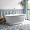 Stonehouse Studio Greenwich Navy Geometric Patterned Wall and Floor Tiles - 225 x 225mm