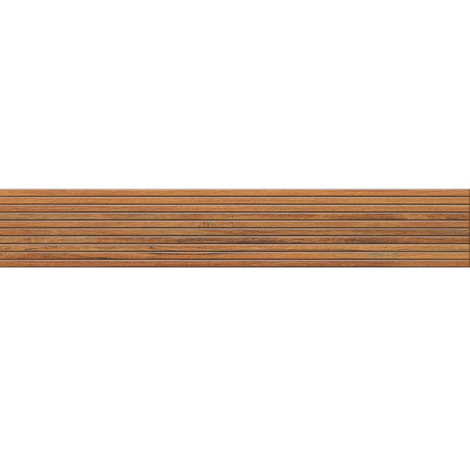 Havanna Natural Slatted Wood Effect Wall and Floor Tiles - 150 x 900mm  Feature Large Image