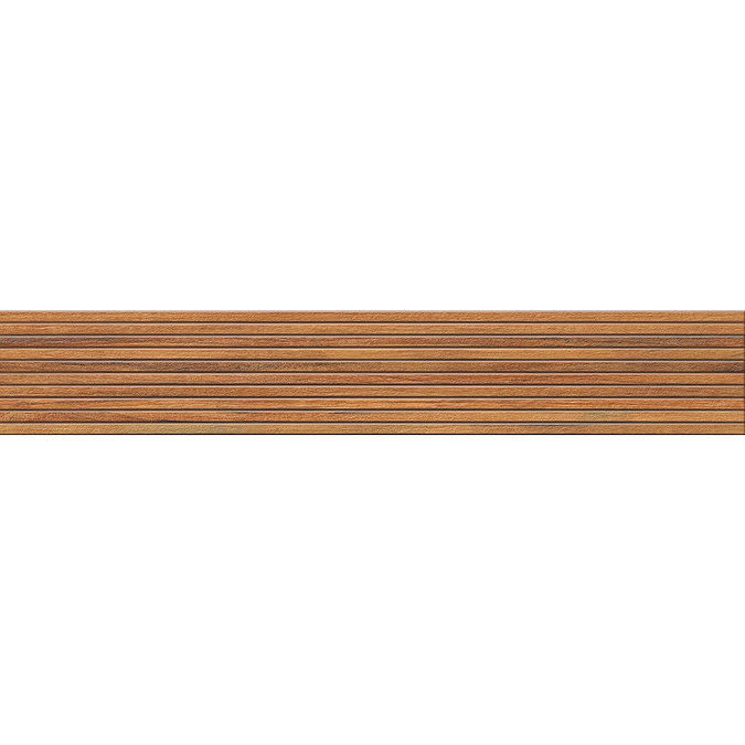 Havanna Natural Slatted Wood Effect Wall and Floor Tiles - 150 x 900mm  Standard Large Image