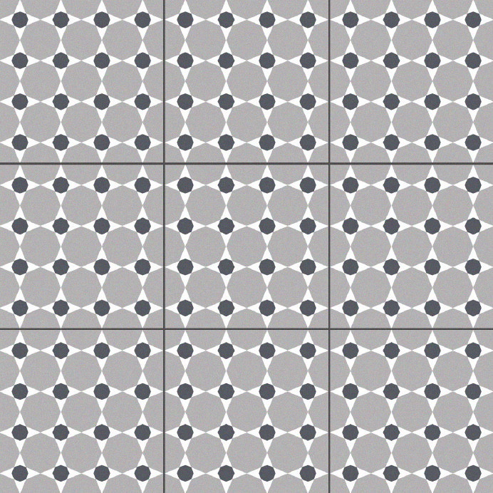 Stonehouse Studio Highgate Graphite Wall & Floor Tiles - 225 x 225mm