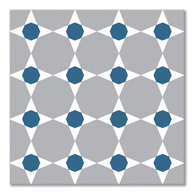 Stonehouse Studio Highgate Ink Wall & Floor Tiles - 225 x 225mm