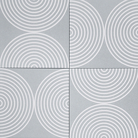 Stonehouse Studio Ibiza Dove Grey Patterned Wall and Floor Tiles - 225 x 225mm