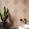 Stonehouse Studio Ibiza Peach Patterned Wall and Floor Tiles - 225 x 225mm