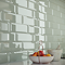 Stonehouse Studio Jasper Metro Sage Bevelled Wall Tiles - 100 x 300mm