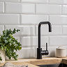 Stonehouse Studio Jasper Metro White Bevelled Wall Tiles - 100 x 300mm