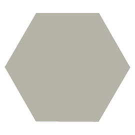 Kai Light Grey Hexagon Wall and Floor Tiles - 258 x 290mm Medium Image