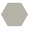 Kai Light Grey Hexagon Wall and Floor Tiles - 258 x 290mm Large Image