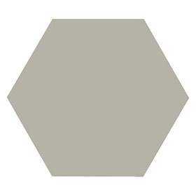 Kai Light Grey Hexagon Wall and Floor Tiles - 258 x 290mm Large Image