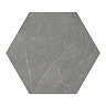 Layton Hexagon Dark Grey Stone Effect Tiles