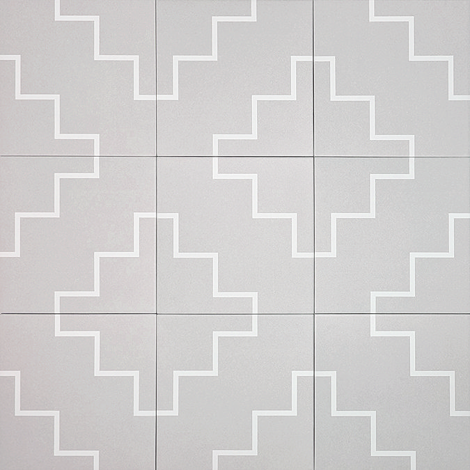 Stonehouse Studio Lima Cool Grey Wall & Floor Tiles - 225 x 225mm