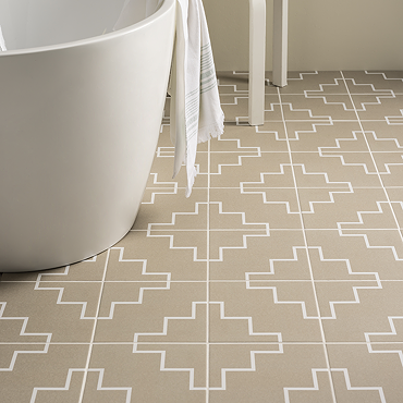 Stonehouse Studio Lima Latte Wall & Floor Tiles - 225 x 225mm