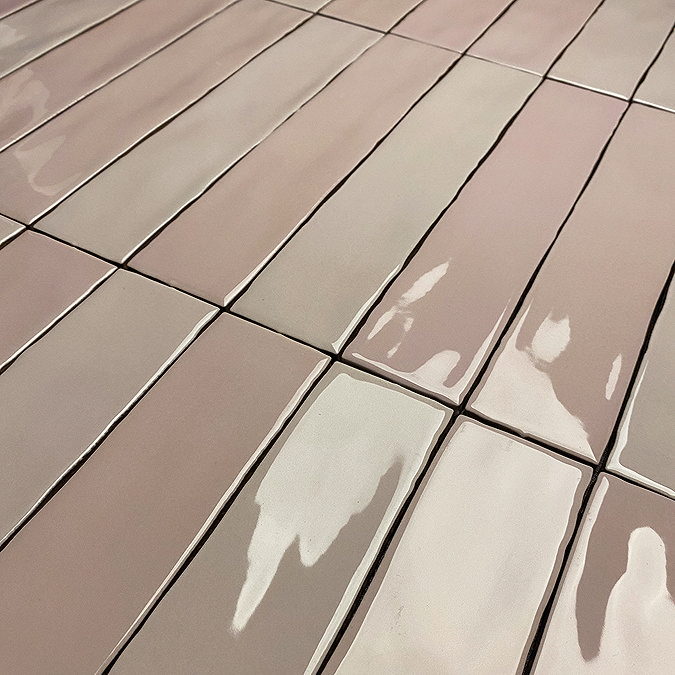 Stonehouse Studio Lowton Gloss Pink Wall Tiles - 50 x 250mm