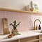 Stonehouse Studio Lowton Gloss Pink Wall Tiles - 50 x 250mm