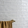 Stonehouse Studio Lowton Gloss White Wall Tiles - 50 x 250mm