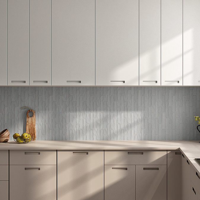 Stonehouse Studio Lowton Matt Grey Wall Tiles - 50 x 250mm