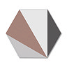 Stonehouse Studio Madison Brick Art Deco Hexagon Wall & Floor Tiles - 225 x 259mm