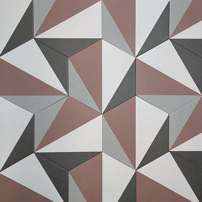 Stonehouse Studio Madison Brick Art Deco Hexagon Wall & Floor Tiles - 225 x 259mm