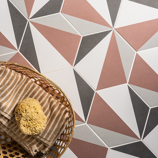 Stonehouse Studio Madison Brick Art Deco Hexagon Wall & Floor Tiles - 225 x 259mm