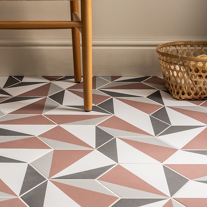 Stonehouse Studio Madison Brick Art Deco Hexagon Wall & Floor Tiles - 225 x 259mm