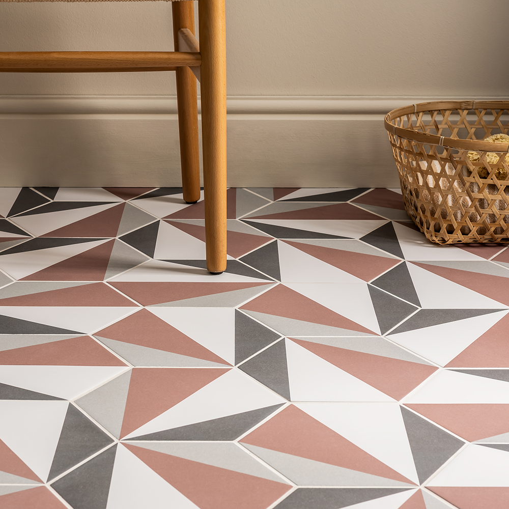 Stonehouse Studio Madison Brick Art Deco Hexagon Wall & Floor Tiles - 225 x 259mm