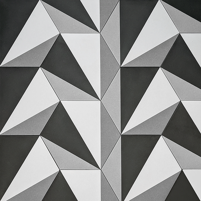 Stonehouse Studio Madison Charcoal Hexagon Wall & Floor Tiles - 225 x 259mm