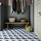 Stonehouse Studio Madison Indigo Art Deco Hexagon Wall & Floor Tiles - 225 x 259mm