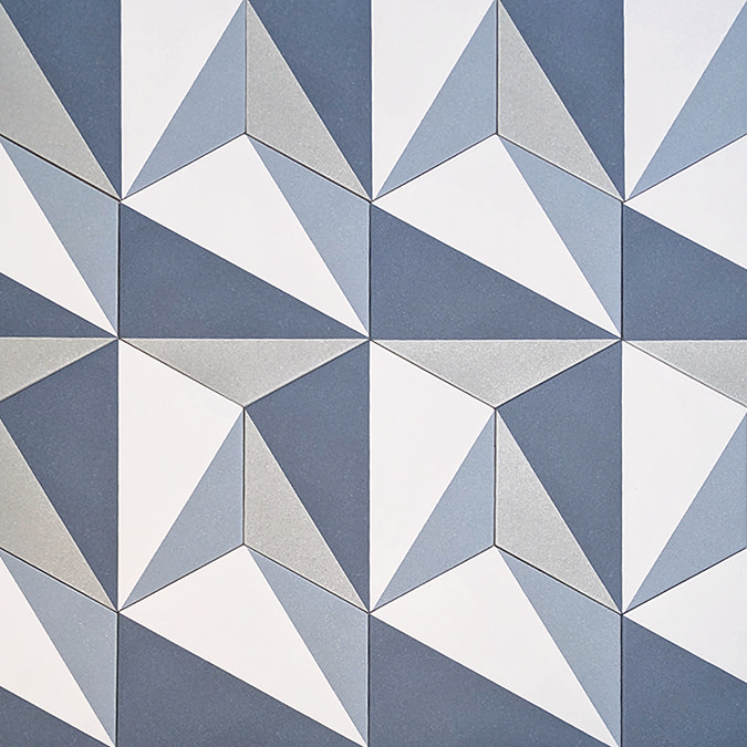 Stonehouse Studio Madison Indigo Hexagon Wall & Floor Tiles - 225 x 259mm