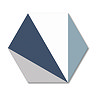 Stonehouse Studio Madison Indigo Hexagon Wall & Floor Tiles - 225 x 259mm