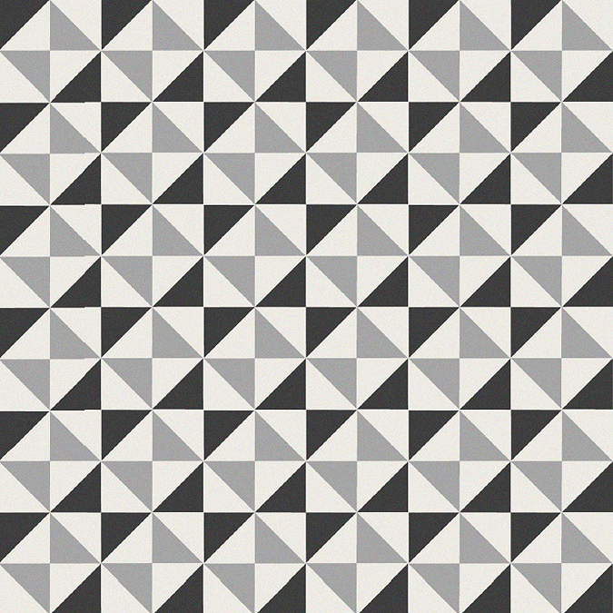 Stonehouse Studio Matlock Charcoal Patterned Wall and Floor Tiles - 225 x 225mm