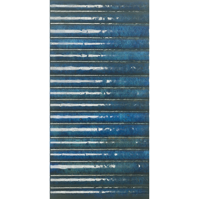 Matteo Fluted Blue Wall Tiles - 150 x 300mm