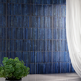Stonehouse Studio Matteo Fluted Blue Wall Tiles - 150 x 300mm
