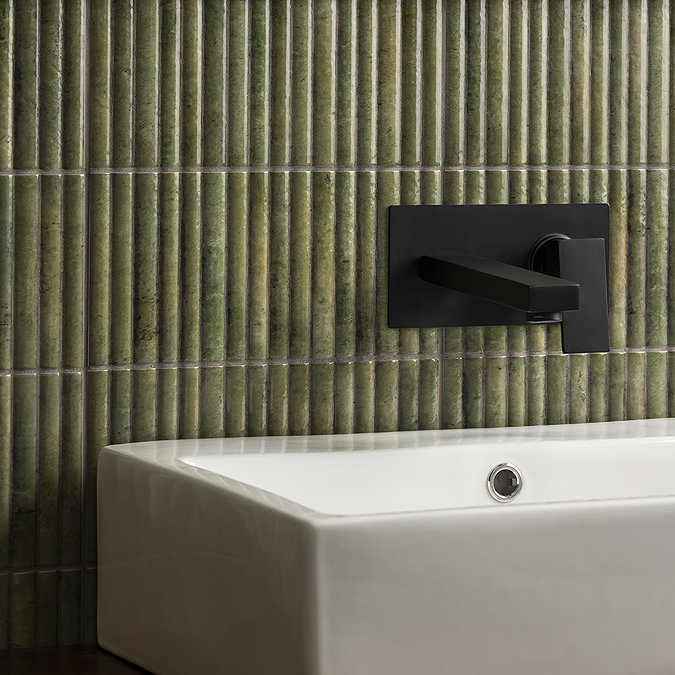 Stonehouse Studio Matteo Fluted Green Wall Tiles - 150 x 300mm