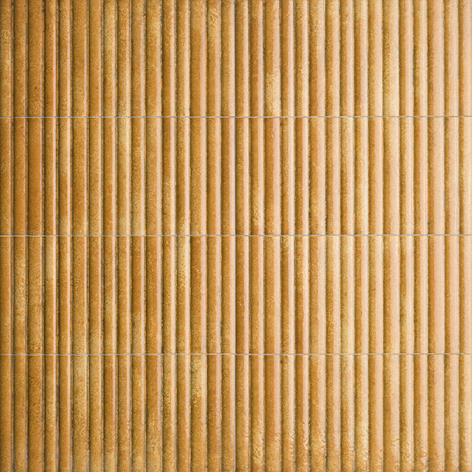 Stonehouse Studio Matteo Fluted Orange Wall Tiles - 150 x 300mm