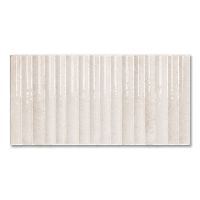 Stonehouse Studio Matteo Fluted White Wall Tiles - 150 x 300mm