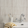 Stonehouse Studio Matteo Fluted White Wall Tiles - 150 x 300mm