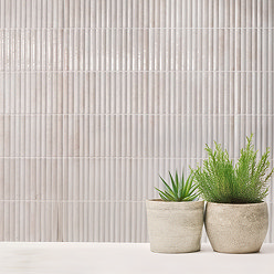 Stonehouse Studio Matteo Fluted White Wall Tiles - 150 x 300mm