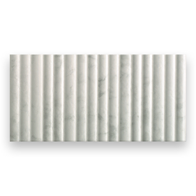 Nuova Marble Effect Fluted Wall Tiles - 150 x 300mm