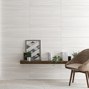Meloa Pearl Wood Effect Wall Tiles - 300 x 900mm  Profile Large Image