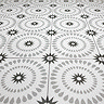 Stonehouse Studio Merida Charcoal Patterned Wall and Floor Tiles - 225 x 225mm