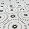 Stonehouse Studio Merida Charcoal Patterned Wall and Floor Tiles - 225 x 225mm