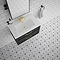 Stonehouse Studio Merida Charcoal Patterned Wall and Floor Tiles - 225 x 225mm