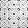 Stonehouse Studio Merida Charcoal Patterned Wall and Floor Tiles - 225 x 225mm